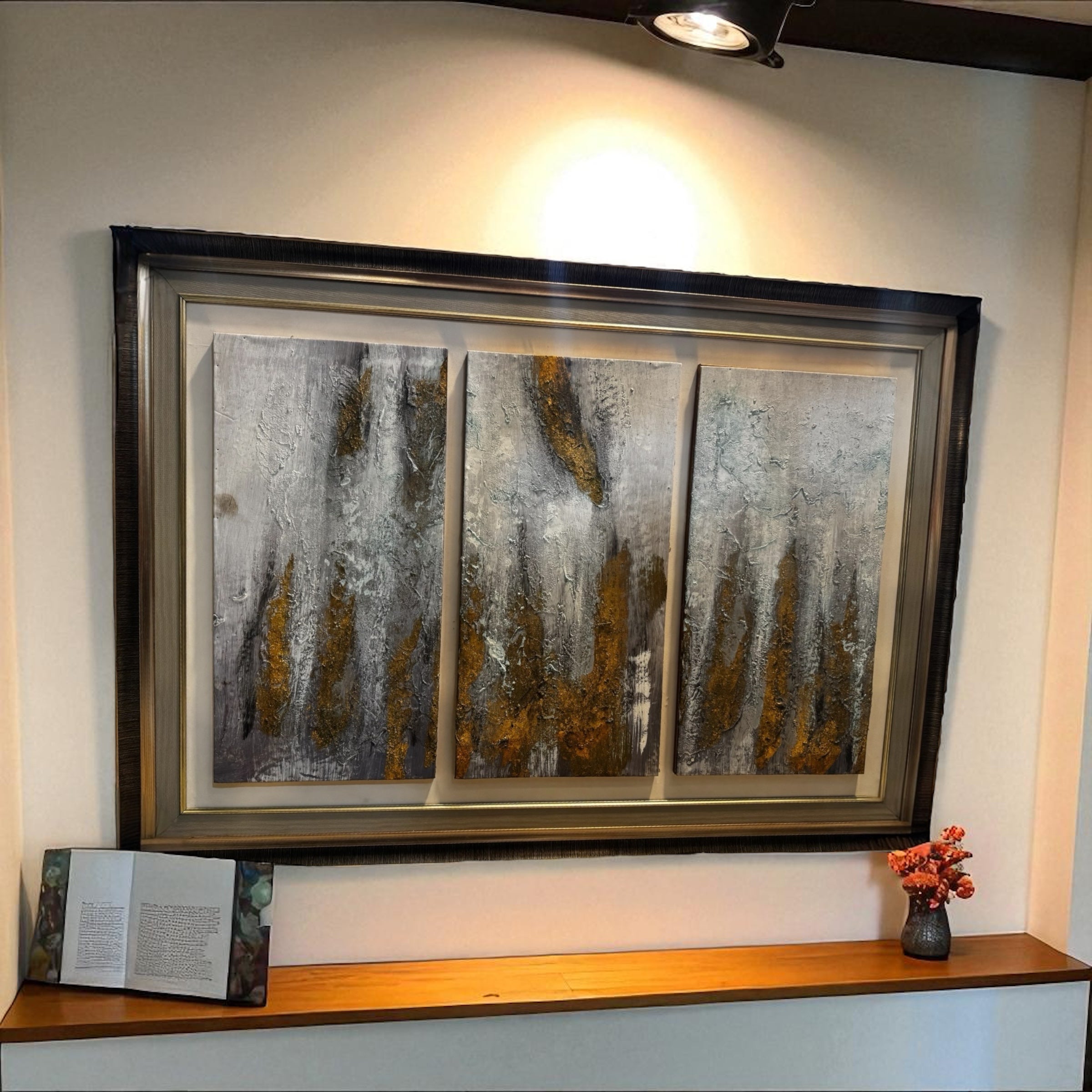 Handcrafted Textured Abstract Wall Frame